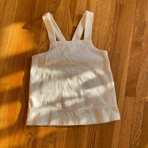 Madewell Apron Cross-Back Top